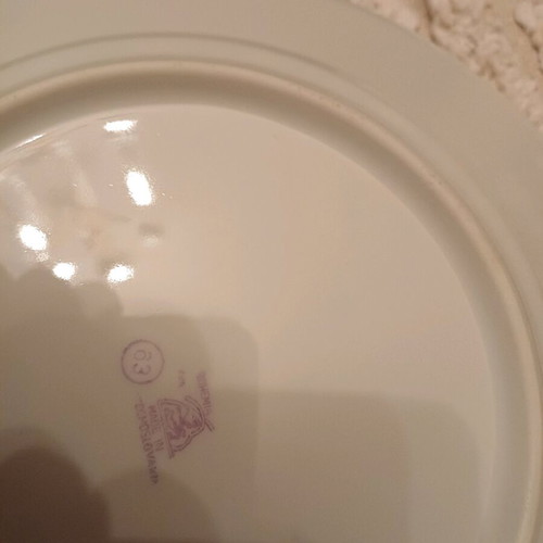 N 63 Bohoslovakia plates like new, set of 3 pieces