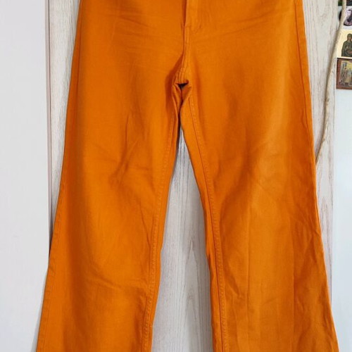 H&M Women's Elastic Jeans size 42 like new, orange