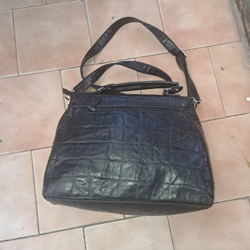 Roberto Santi women's shoulder bag like new, black leather