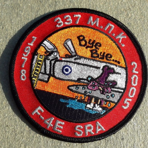 Official Patch F-4E Phantom 337 SQN Hellenic Air Force new