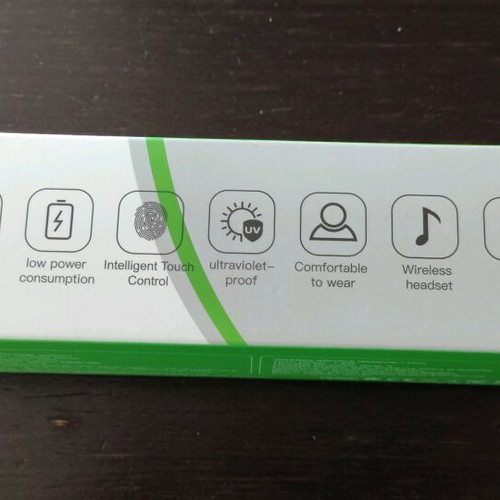 Smart glasses like new, black, Bluetooth wireless headset