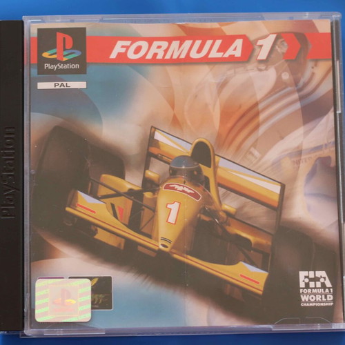 Formula 1 PlayStation 1 used, English with booklet, black version