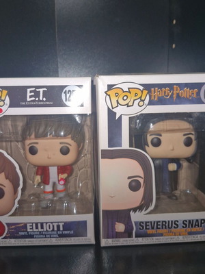 Funko Pop set with Snape and Elliott figures new