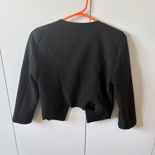 Italian Tailored Jacket black, short, like new, size S