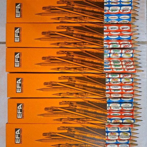 EFA pencils old, like new, pack of 72, German made