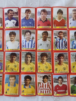 Karouzel 1993 football stickers, pack of 90