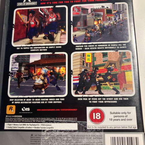 State of Emergency PS2 used