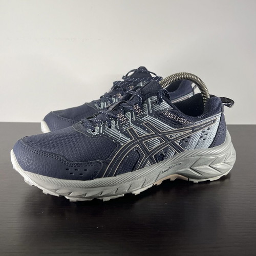 Asics Trail Running Shoes Navy Blue Grey Women's EU 39