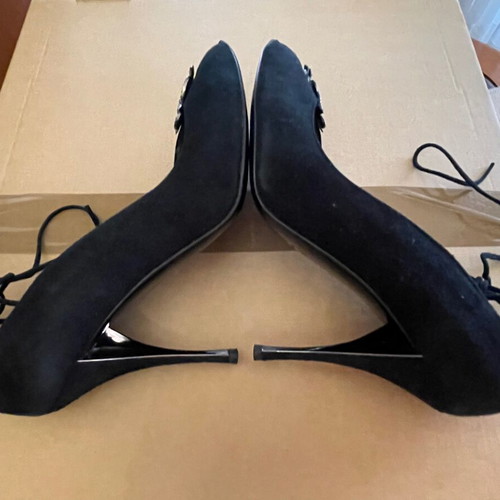 Branded Italian Pumps Size 38 Leather Suede