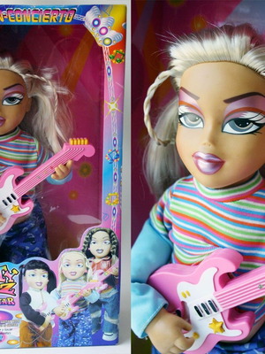 Vintage 90's Party Kidz 40cm Super Star doll en concierto Bratz KO new