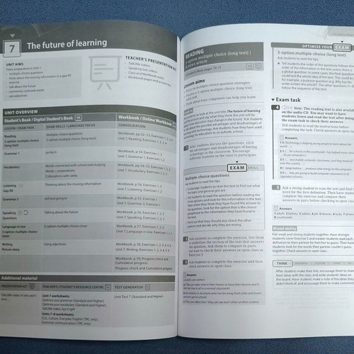 Optimise A2 Key for Schools Teacher's Book like new, updated for new exam