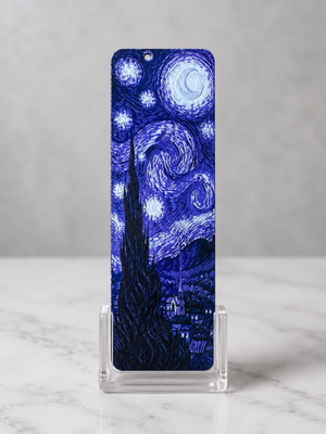 Van Gogh Starry Night 3D printed bookmark
