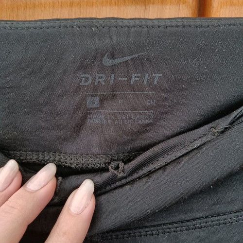 Nike women's leggings used midi with sheer hem