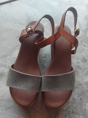 Platform sandals used, size 39