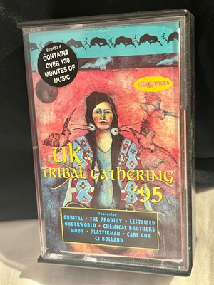 Double cassette tape UK Tribal Gathering '95 like new
