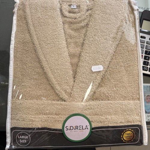 Sidirela Pastel Cotton Bathrobe Large Size new