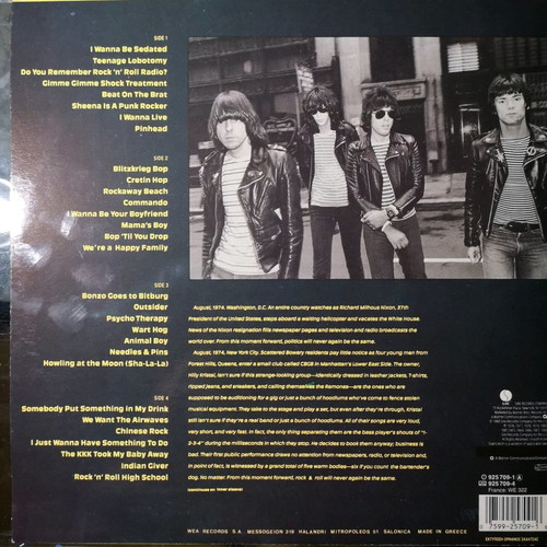 Ramones Ramonesmania 2LP used, signed test pressing