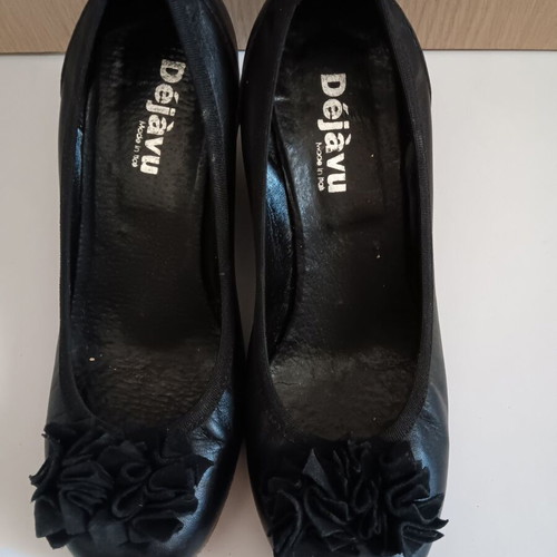 Women’s platform sandals used, size 36, black