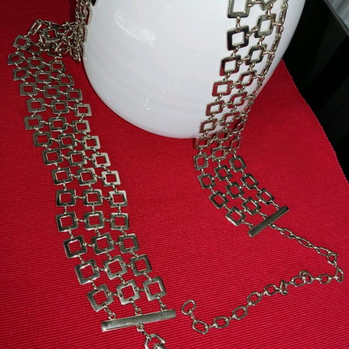 Women's inox belt like new, silver