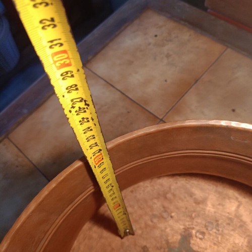Copper cauldron new from dowry, traditional