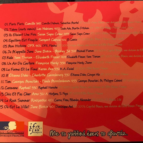 Paris Paris CD new, famous French songs