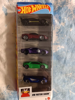 Hot Wheels HW Motor Show πακέτο 5 αυτοκινήτων 2025 καινούργιο
