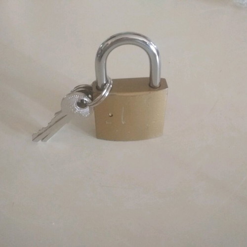 Hardened padlocks with 3 keys, pack of 10, new