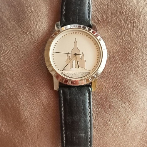 Sonderedition Frauenkirche Dresden wristwatch like new, leather strap