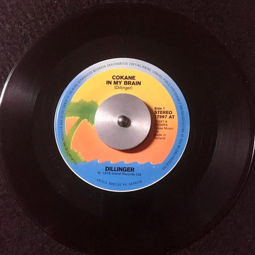 Dillinger Cokane In My Brain 7" vinyl used, reggae