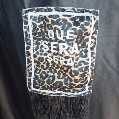 Anel sleeveless faux leather blouse like new, black with transparency