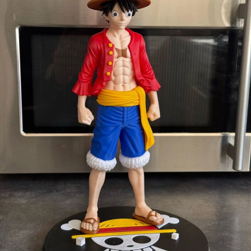 Monkey D. Luffy figure with base new, One Piece collectible