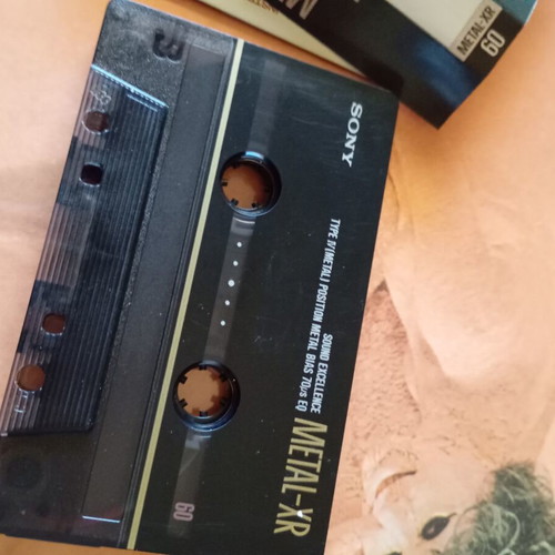 Sony Metal-XR 60 Minute Cassette Tape used, Type IV Metal Bias