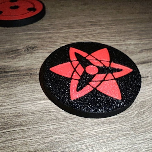 Uchiha Edition set of 4 handmade fridge magnets new