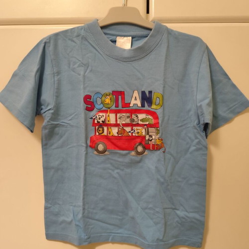T-shirt from Scotland for 8 years like new