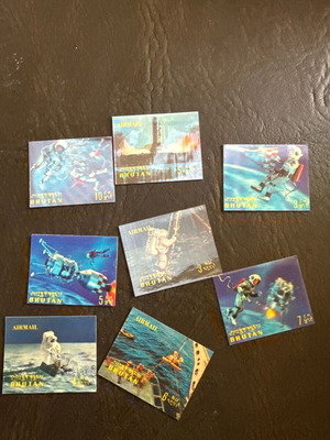 Bhutan Space and Astronauts Stamp Collection new