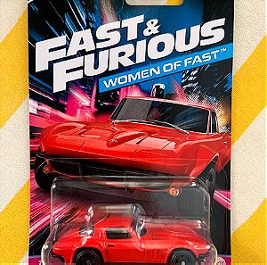 Hot Wheels Fast And Furious Women Of Fast Custom Corvette Stingray Coupe Αυτοκινητάκι