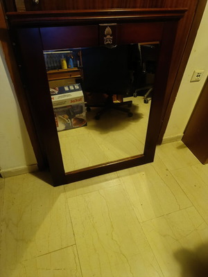 Wooden classic mirror set like new, 85×105 cm, 2 pieces