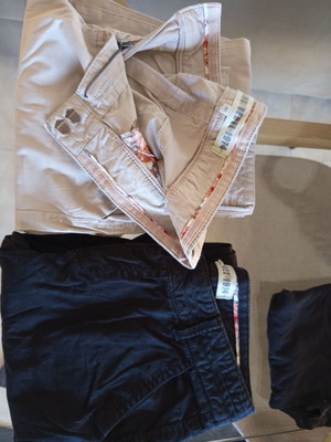 Soul Rebel pants in beige and black, size S