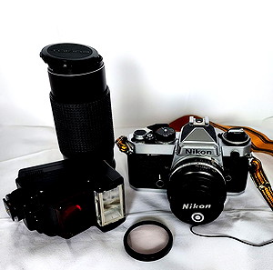 NIKON FE vintage κάμερα SLR (1979)