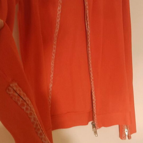 Sports jacket like new, knitted, orange