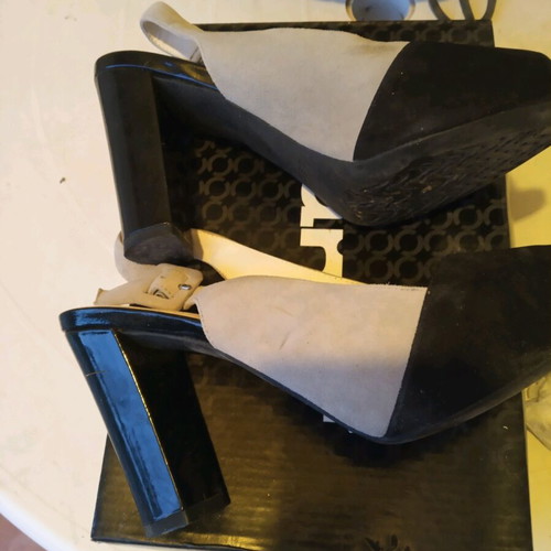 Geox sandals used, gray and black, size 36
