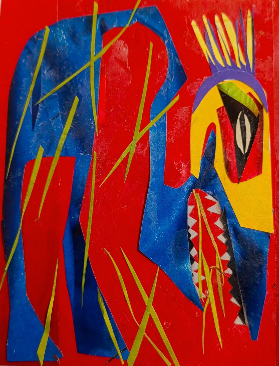 Modern art collage print 21x29 cm new,… - € 6,00 - Vendora.cy