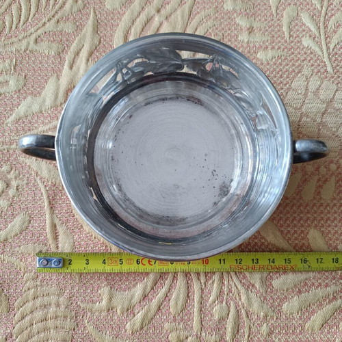 Vintage Bonbonnière Bowl Art Nouveau Style Silver Like New