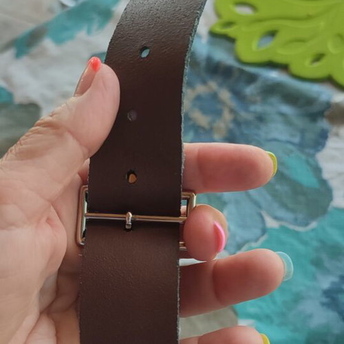 Greek Guiding Association belt, brown, size 80, for girls