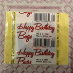 Σφραγισμένο φακελάκι Panini Happy Birthday Bugs καινούργιο