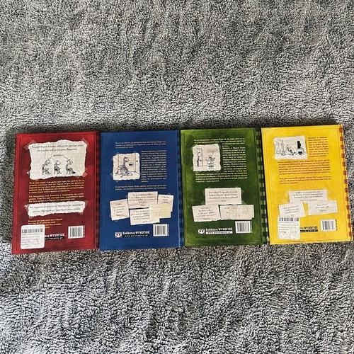 Diary of a Wimpy Kid 4 books used in excellent condition