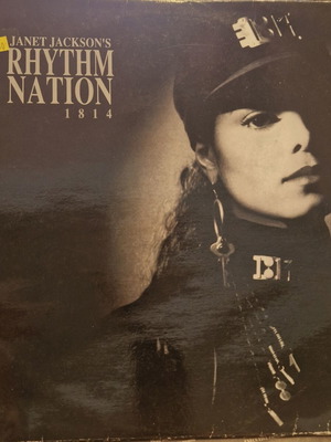 Janet Jackson Rhythm Nation 1814 vinyl LP used Greek first pressing 1989