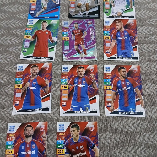 Panini Super League Greece 2024 cards used