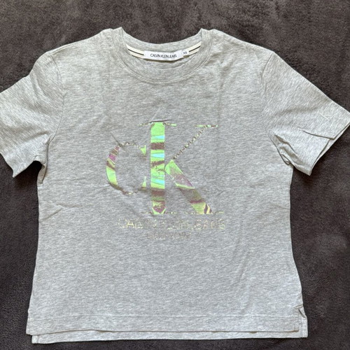 T-shirt Calvin Klein new, gray, size XS