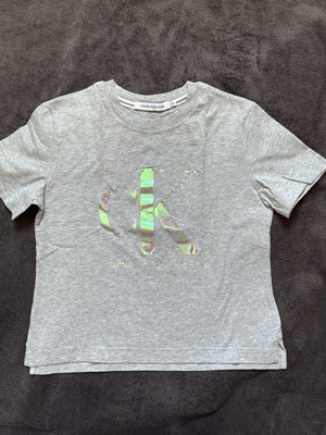 T-shirt Calvin Klein new, gray, size XS